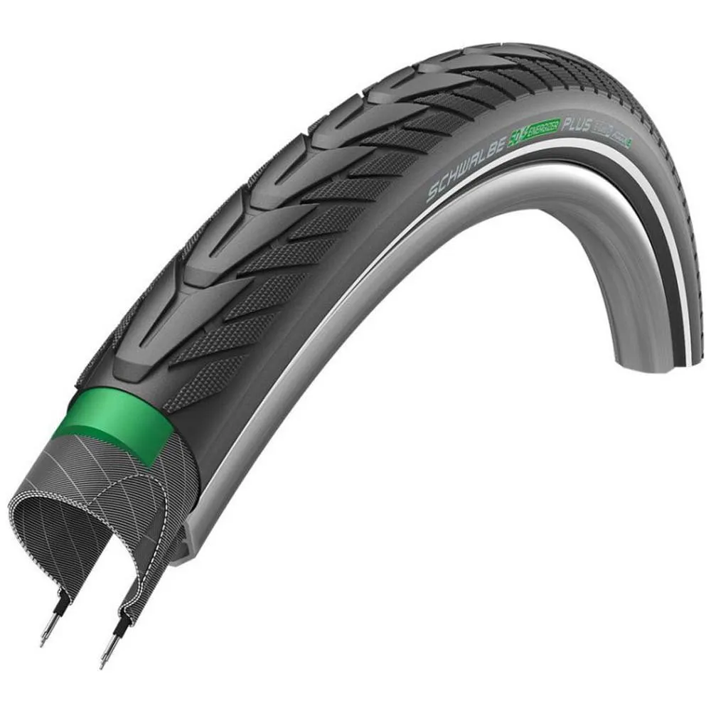 

Городская шина Schwalbe Energizer Plus Addix E Green Guard Twinskin 28´´ x 37, черный