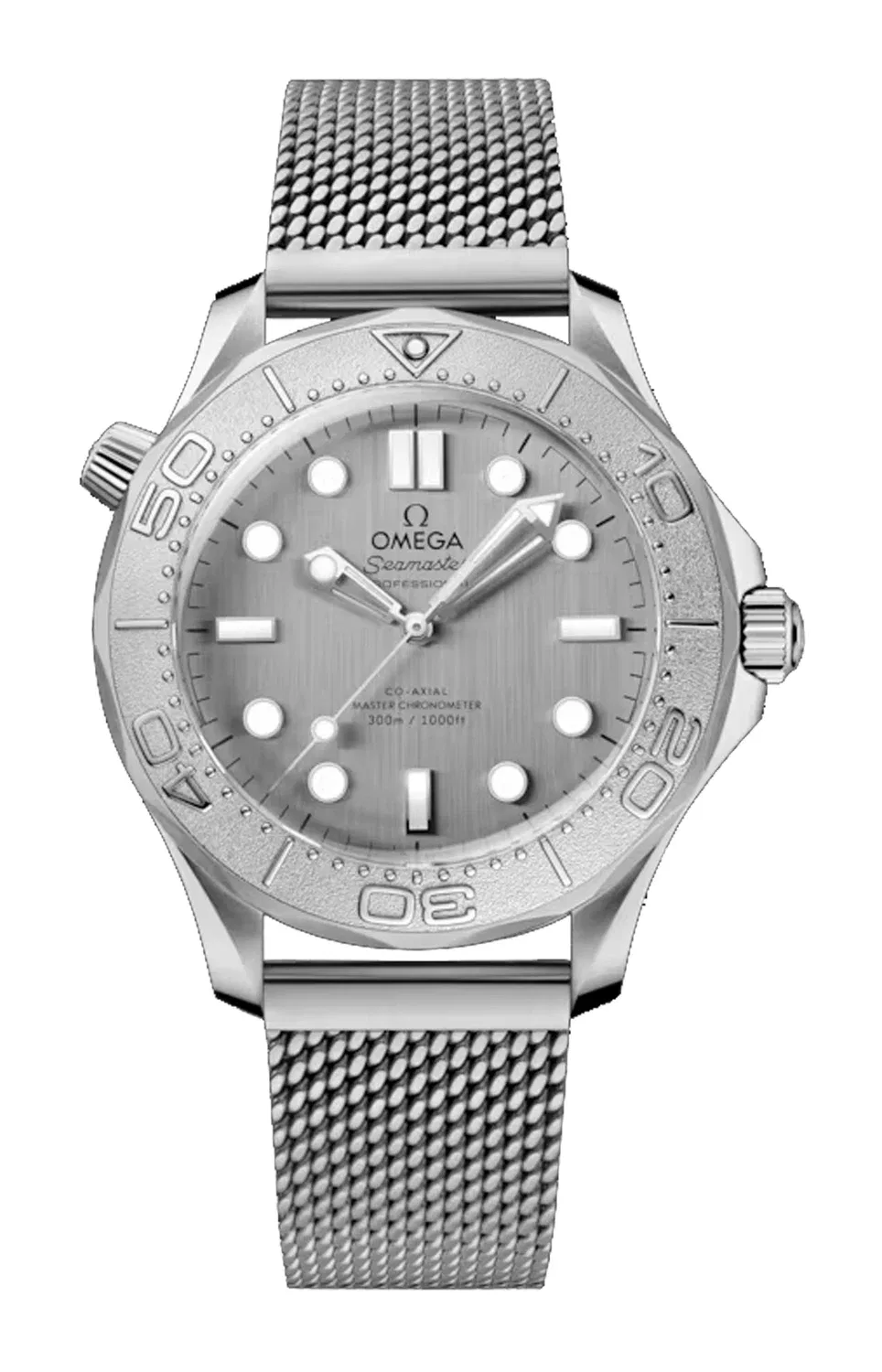 SEAMASTER DIVER 300M 42 ММ, НЕРЖАВЕЮЩАЯ СТАЛЬ НА НЕРЖАВЕЮЩЕЙ СТАЛИ - 210.30.42.20.06.002 OMEGA, золотой