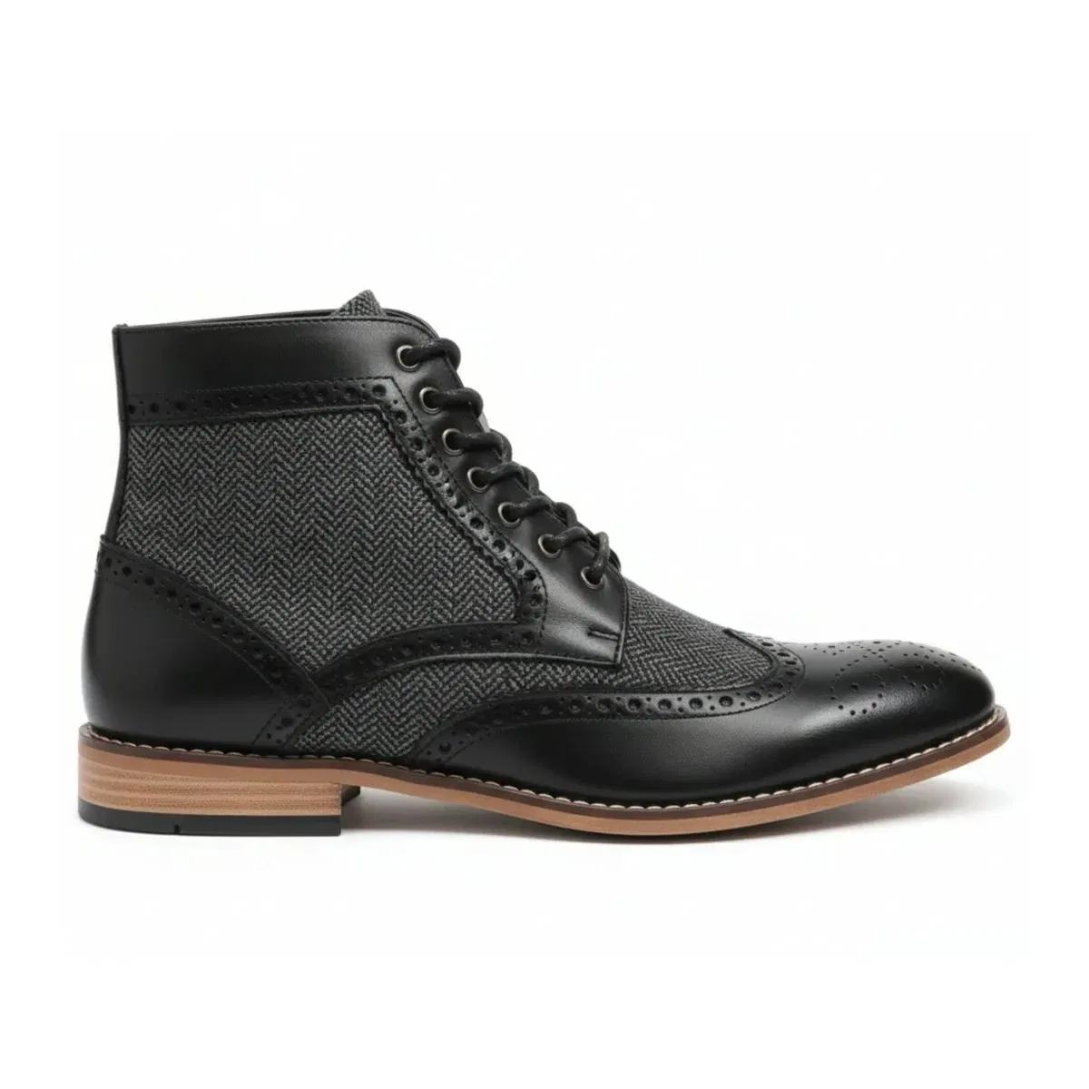 Чукка ботинки Wingtip Brogue Truclothing, черный