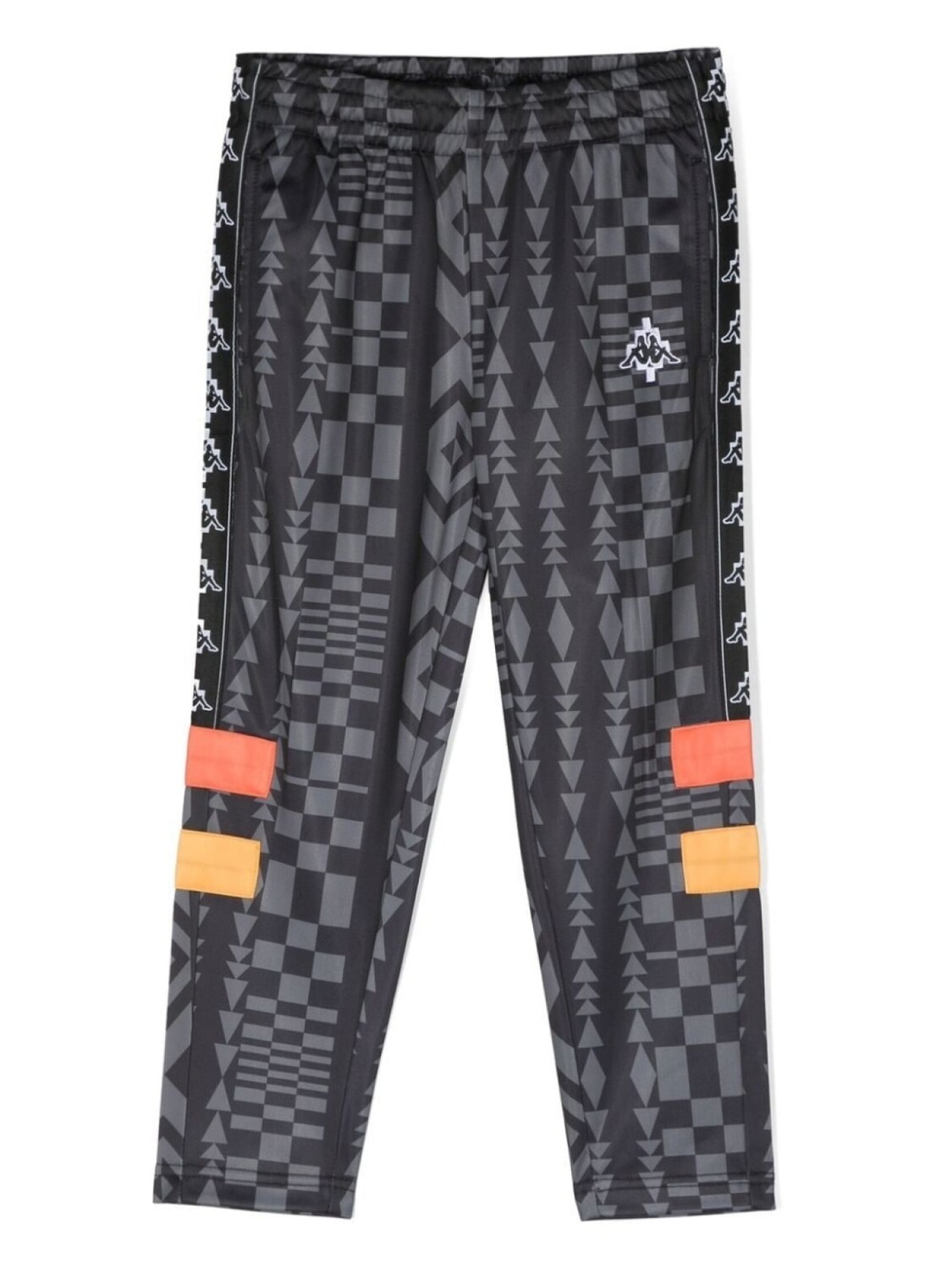

Marcelo Burlon County of Milan спортивные брюки с геометричным принтом, черный