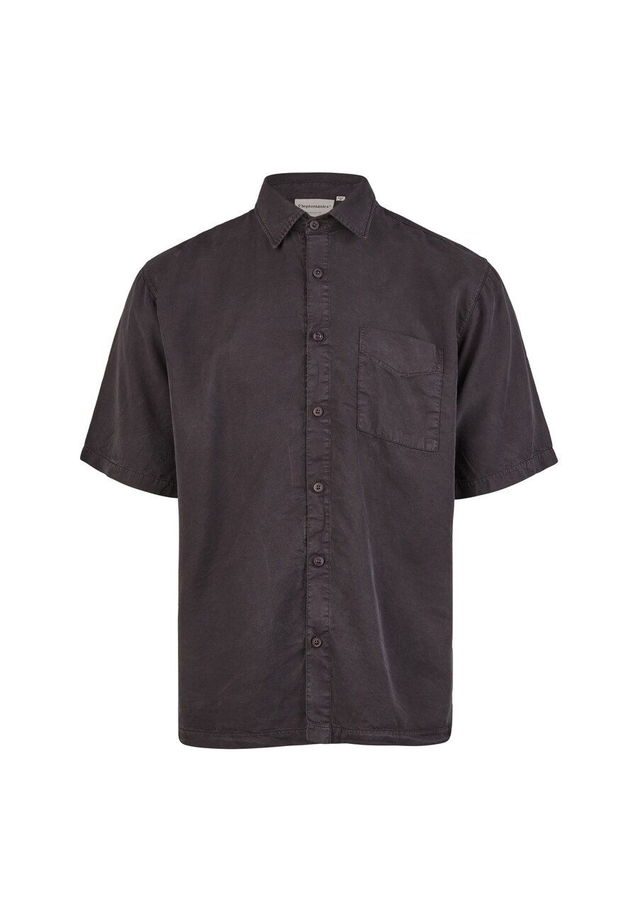 

Рубашка на пуговицах классического кроя Cleptomanicx Easy, темно-серый