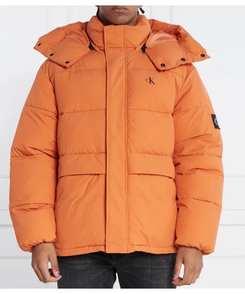 

Куртка ess non down relax Jacket Relaxed fit Calvin Klein Jeans, оранжевый