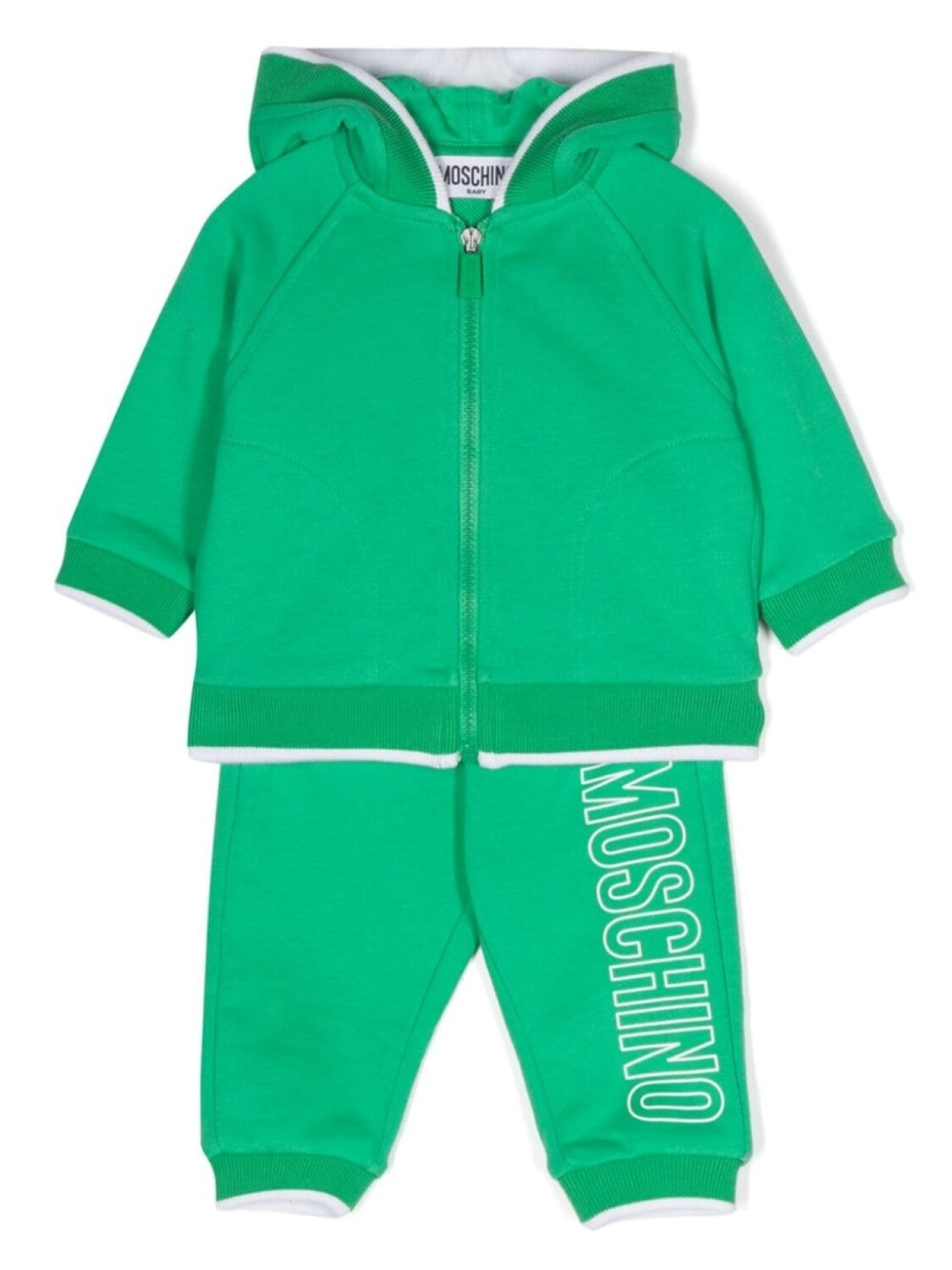 

Moschino Kids спортивный костюм с логотипом, зеленый