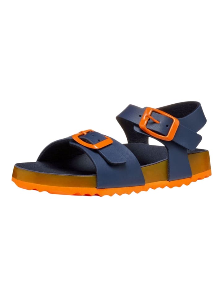 

Сандалии Geox, цвет navy/orange