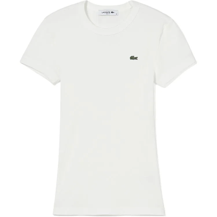 Футболка LACOSTE с аппликацией логотипа, ретро-стиль, цвет Moss Green — фото 3