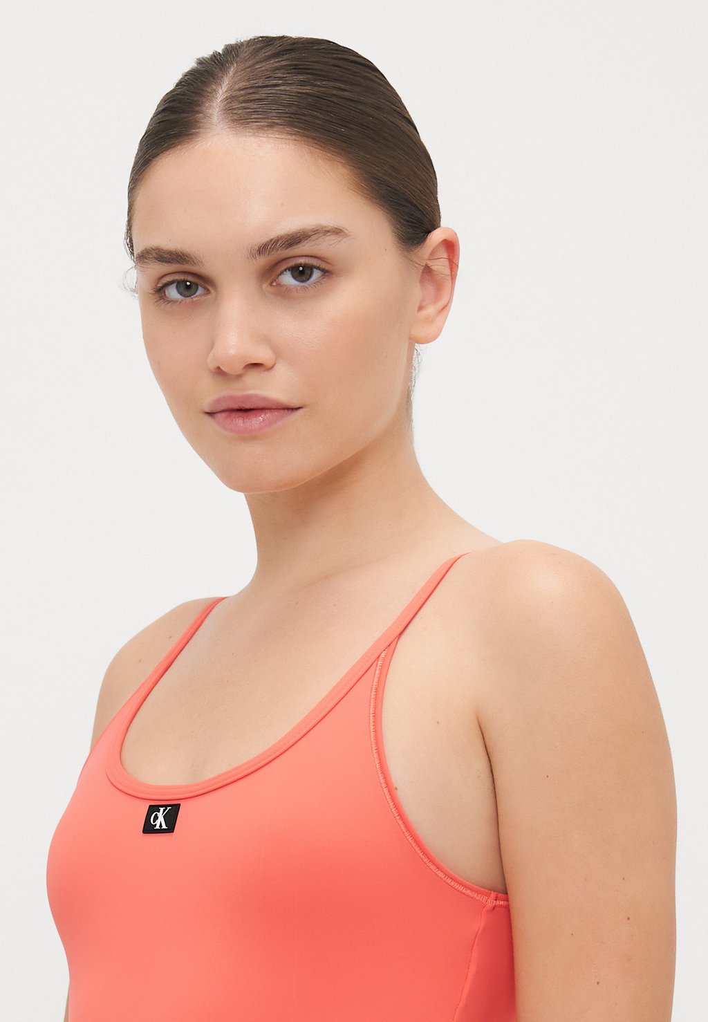 Купальный костюм Calvin Klein Swimwear, коралловый — фото 4