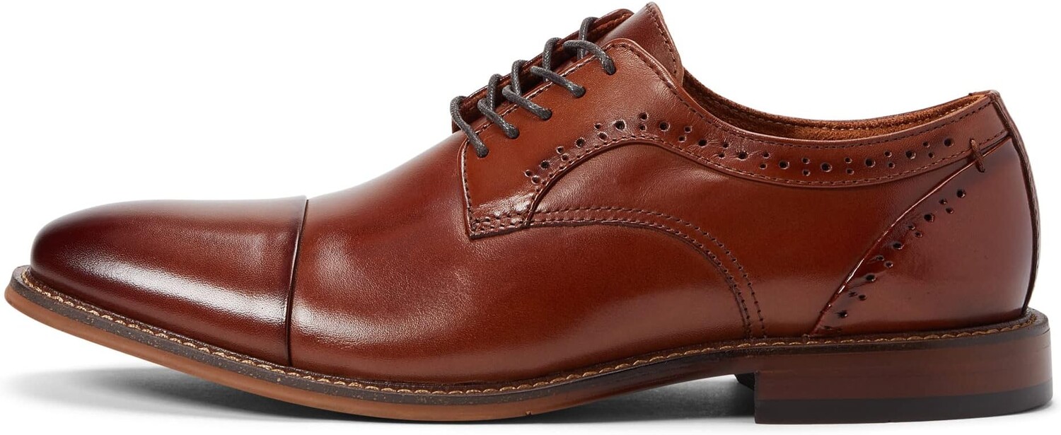 Оксфорды Maddox Cap Toe Oxford Stacy Adams, цвет Cognac — фото 4