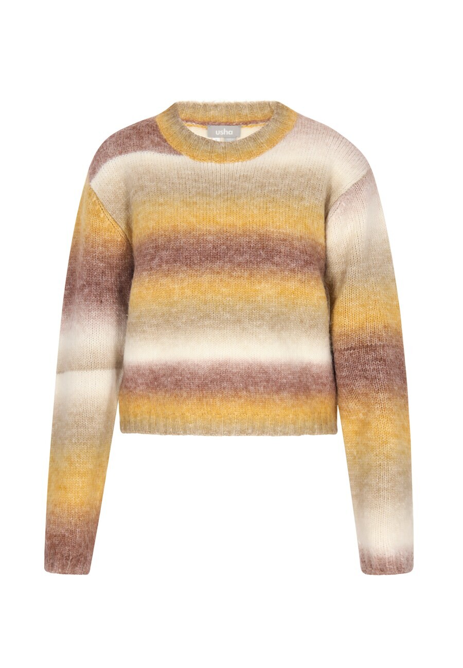 

Тонкий вязаный свитер Usha Sweater, светло-коричневый
