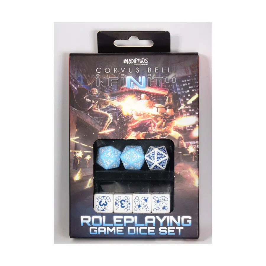 

Набор кубиков - Пан Океания (7), Infinity RPG Dice Sets