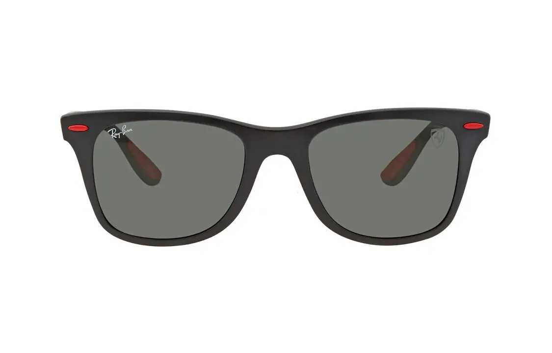 

RayBan Прямоугольные солнцезащитные очки унисекс черные, Black