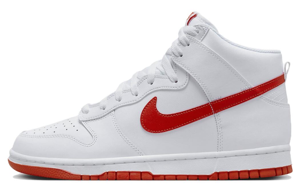 

Кроссовки Nike Dunk High, белый/красный