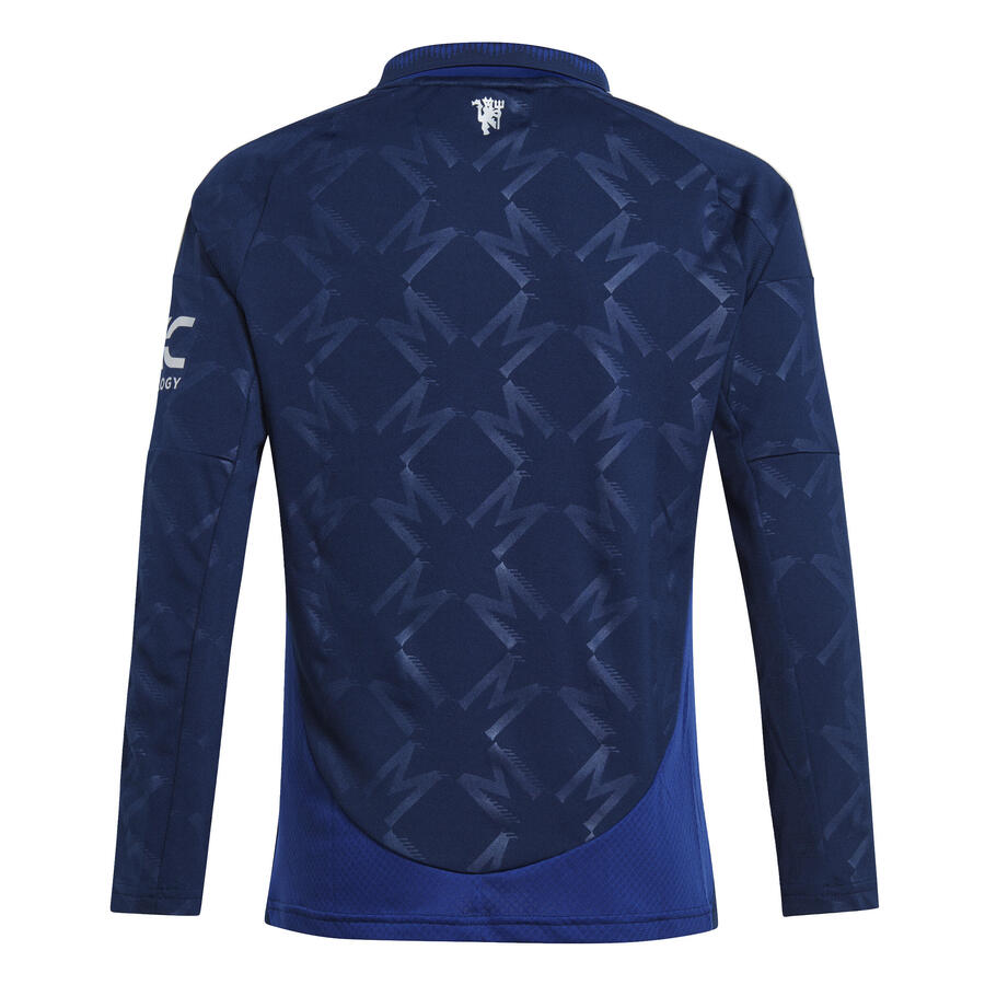 ADIDAS Детская выездная футболка Манчестер Юнайтед с длинным рукавом 2024/25 — фото 4
