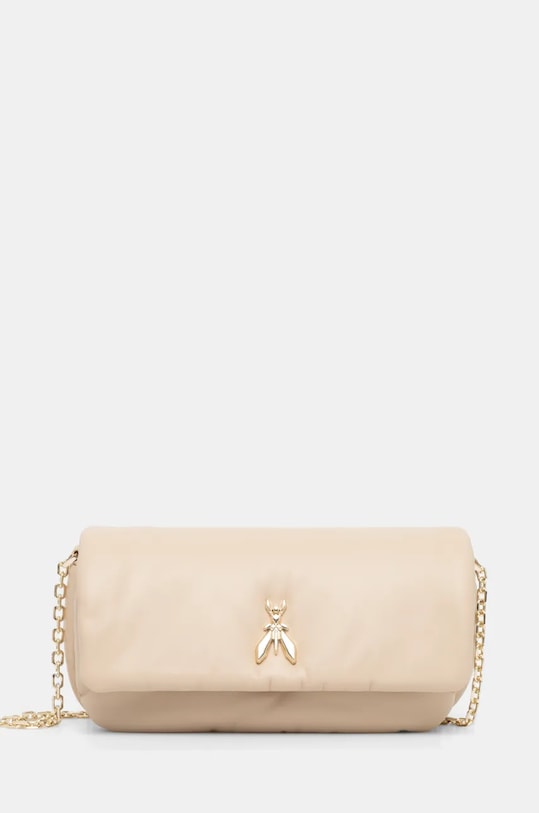 

Кожаная сумка Patrizia Pepe, бежевый