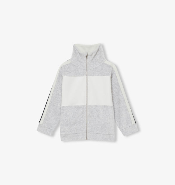 

Велюровая толстовка Chance на молнии 4-9 лет Reiss, серый