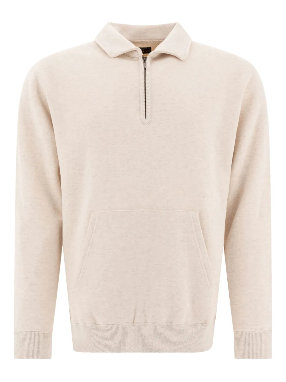 

Толстовка с карманом-кенгуру и застежкой-молнией на половину длины BEAMS PLUS, нейтральный