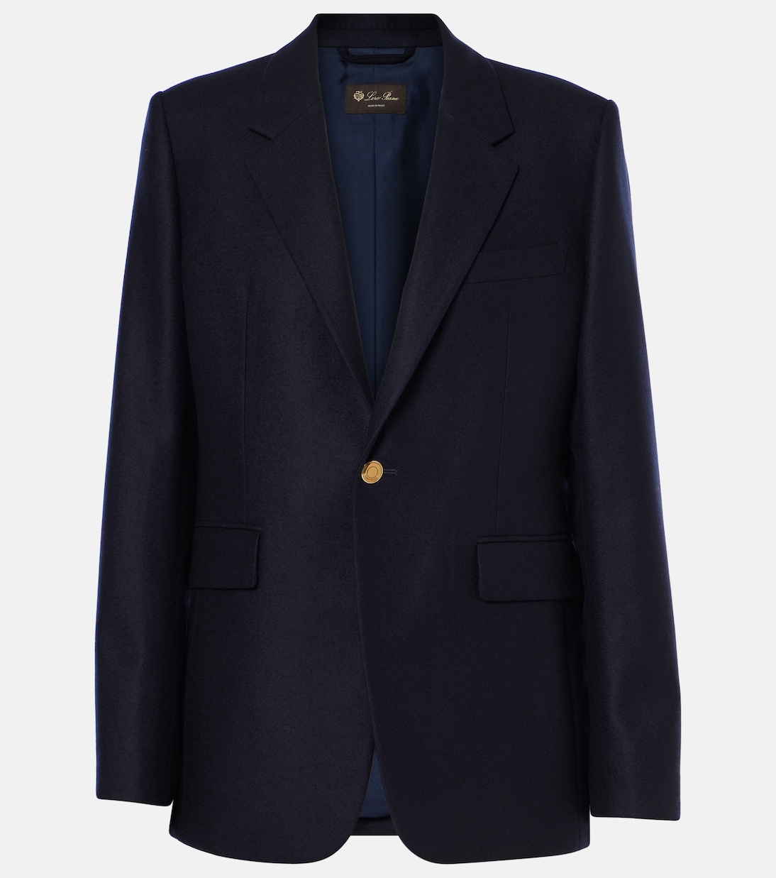 

Пиджак Hellen из шерсти и кашемира Loro Piana, China Blue Mel