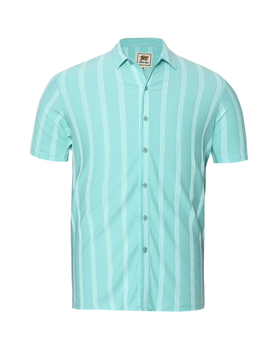 

Рубашка на пуговицах классического кроя Campus Sutra Archie, небесно-голубой