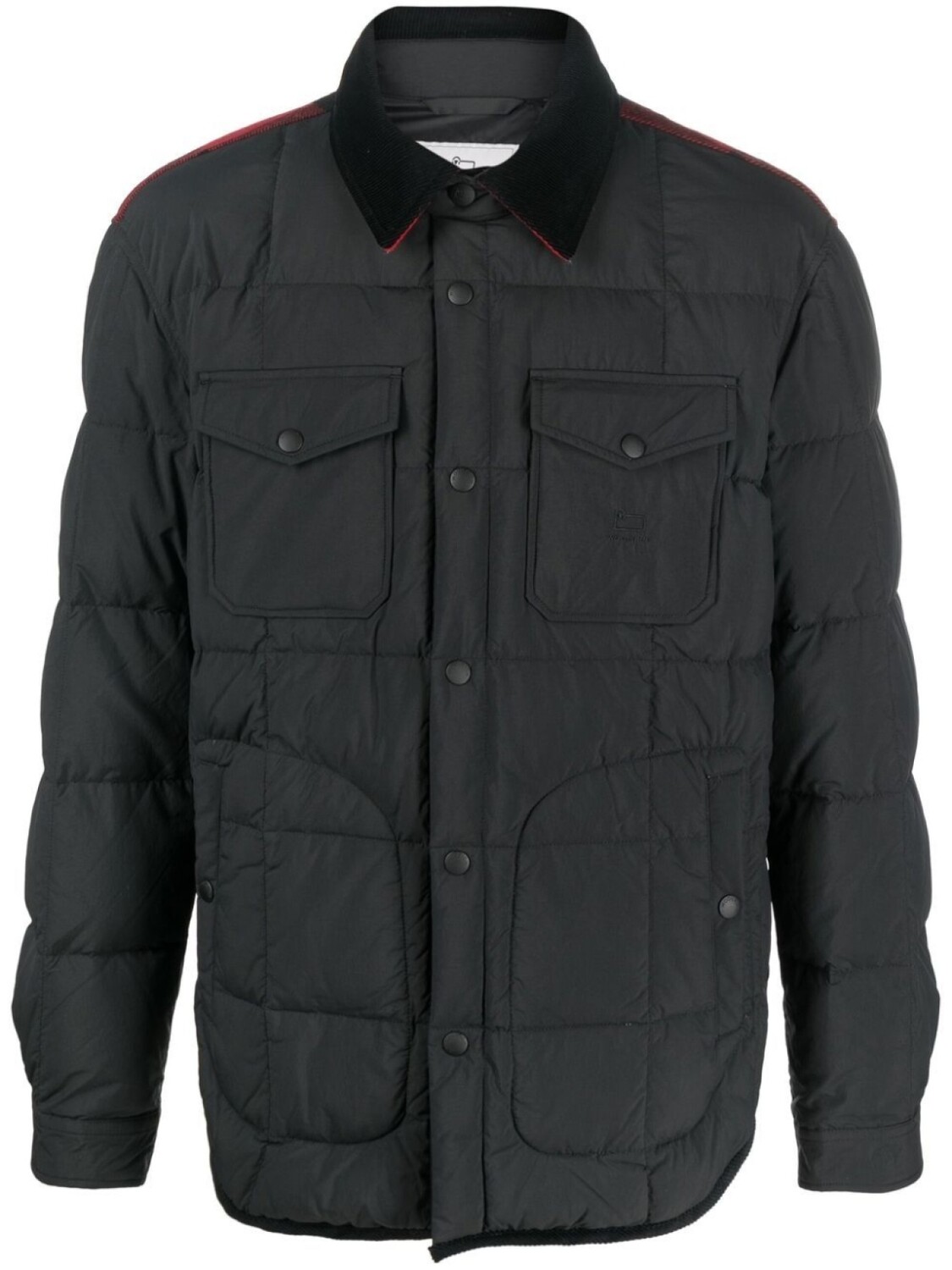 

Woolrich стеганая куртка-рубашка, черный