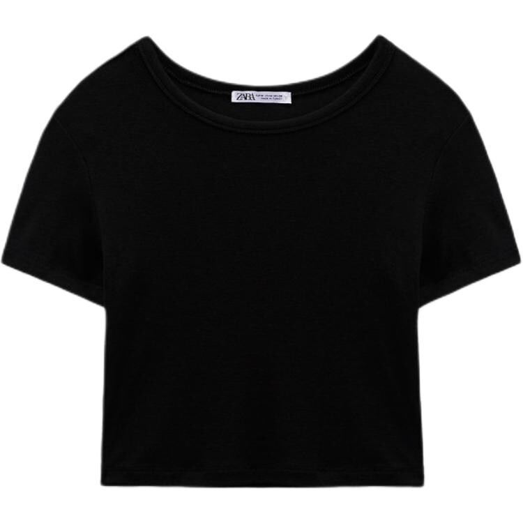 

Футболка женская черная Zara