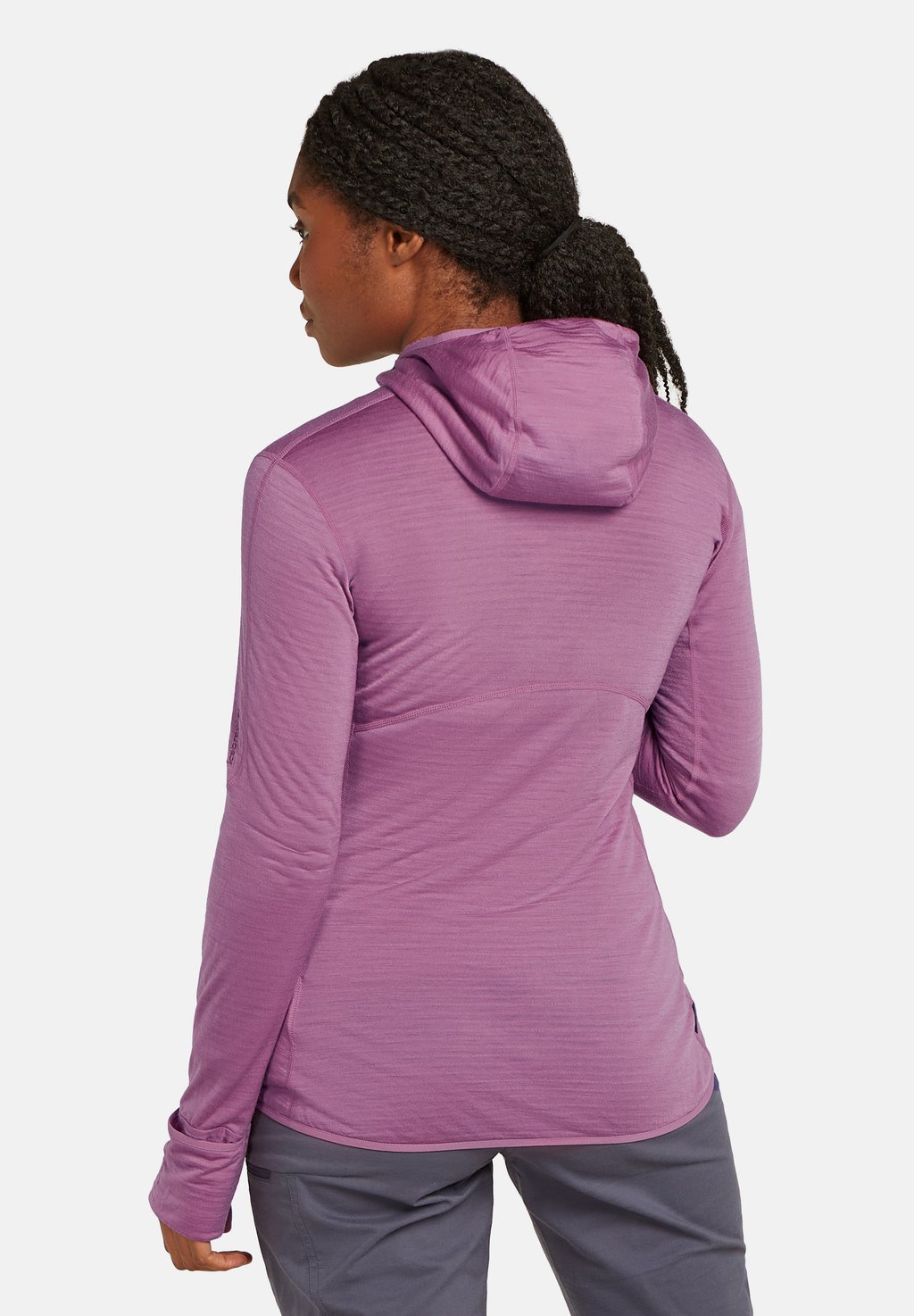 

Толстовка на молнии MERINO 200 MID WEIGHT REAL FLEECE DESCENDER ZIP HOODIE Icebreaker, сиреневый