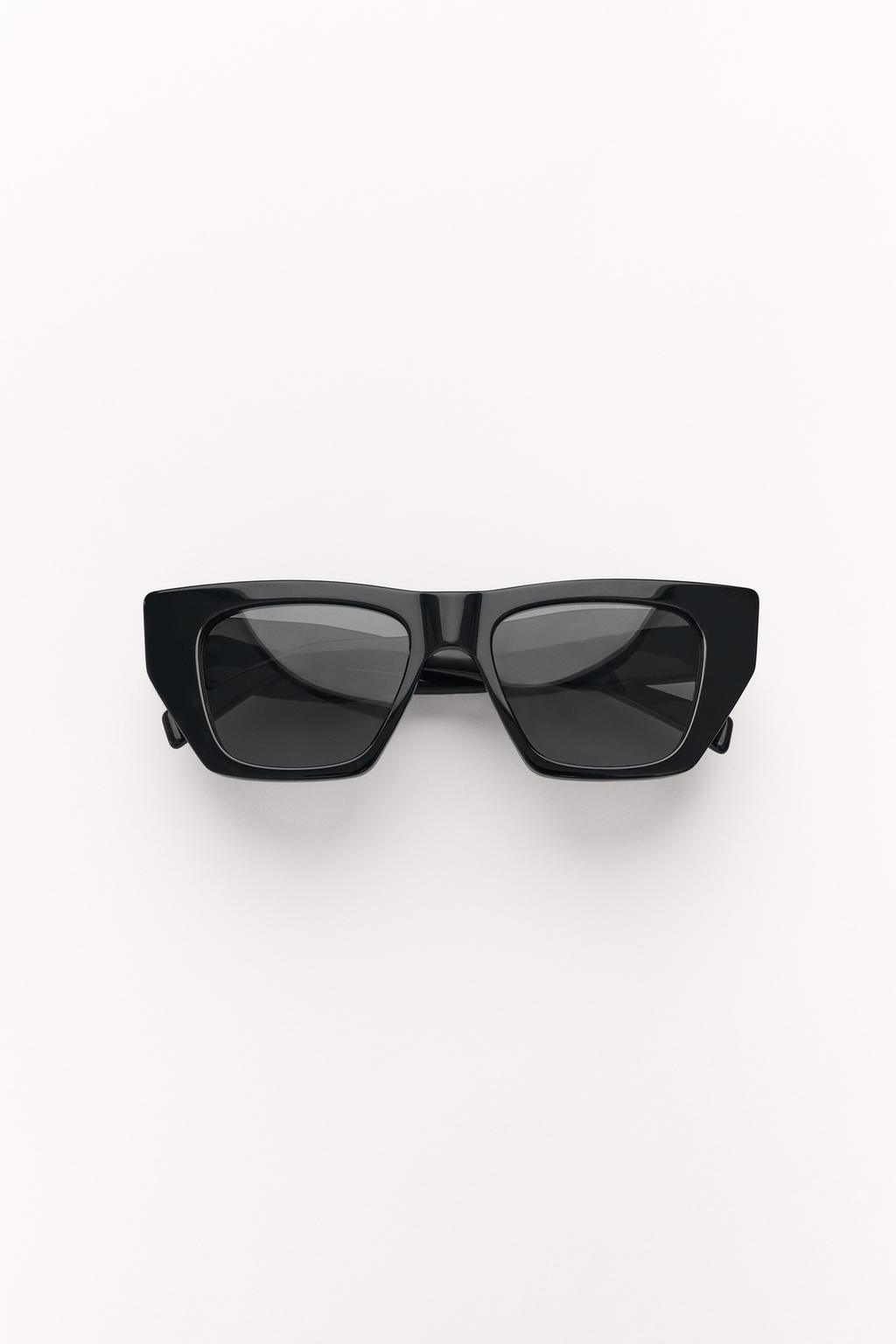 

Ацетатные солнцезащитные очки cateye ZARA, черный