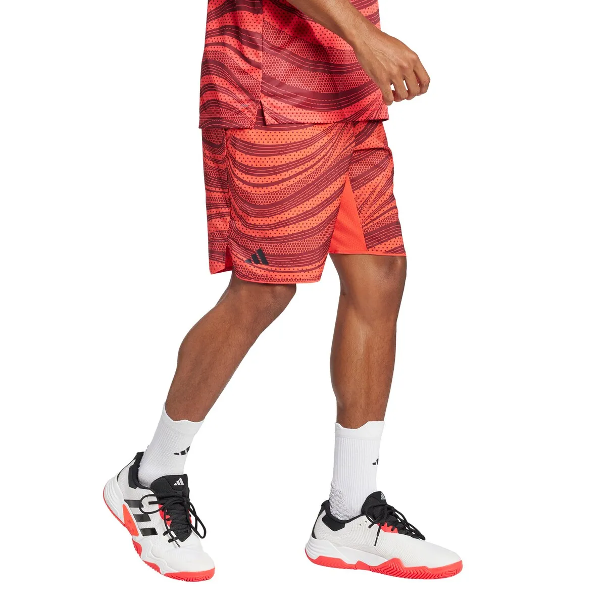 Мужские теннисные шорты Adidas CLUB GRAPH, красный — фото 3