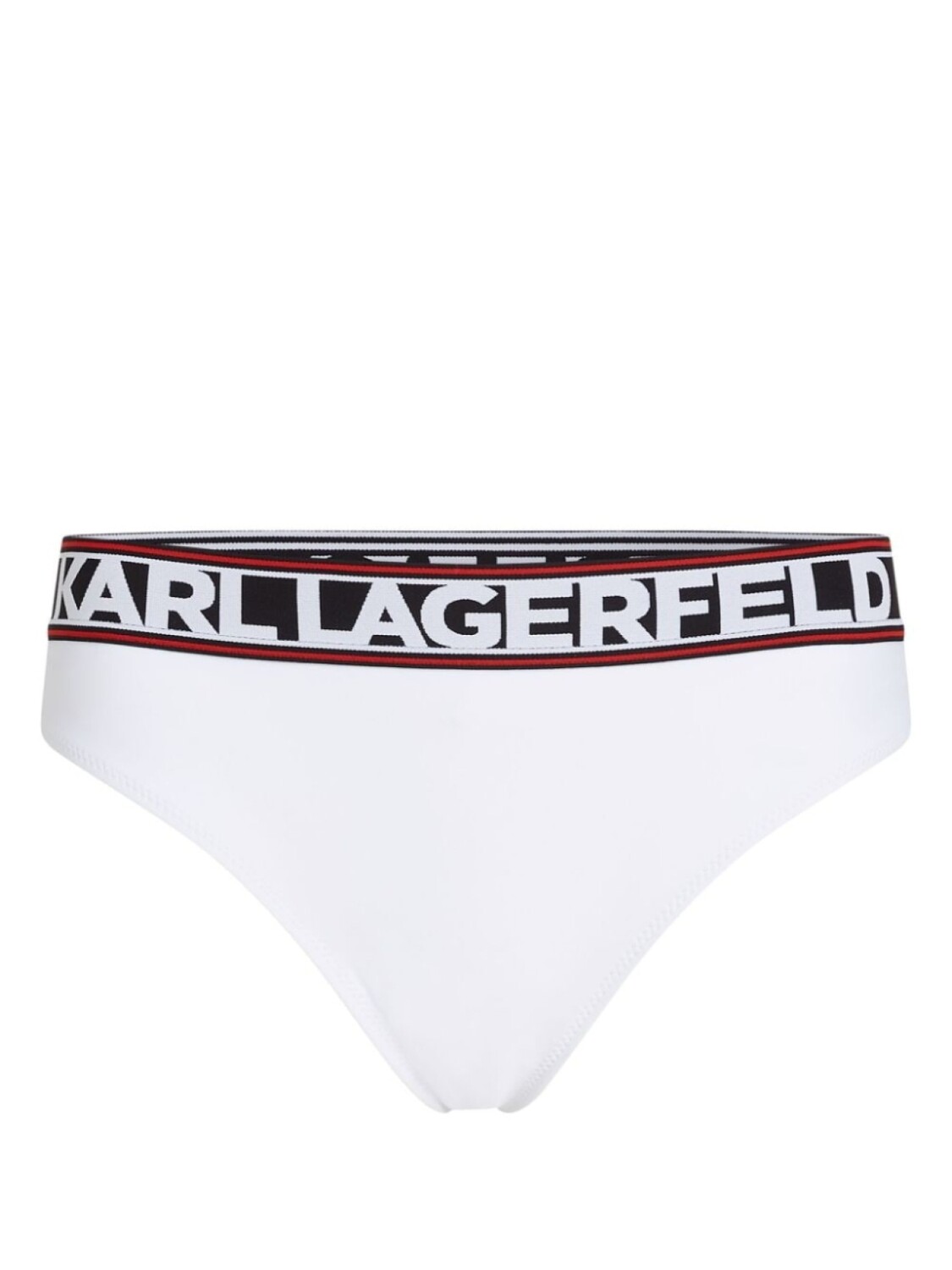 

Karl Lagerfeld плавки бикини с логотипом, белый