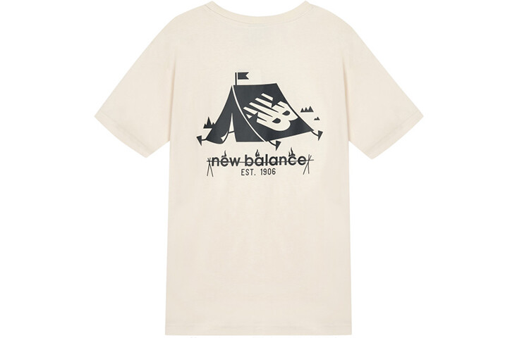 

Футболка унисекс New Balance, Бежевый