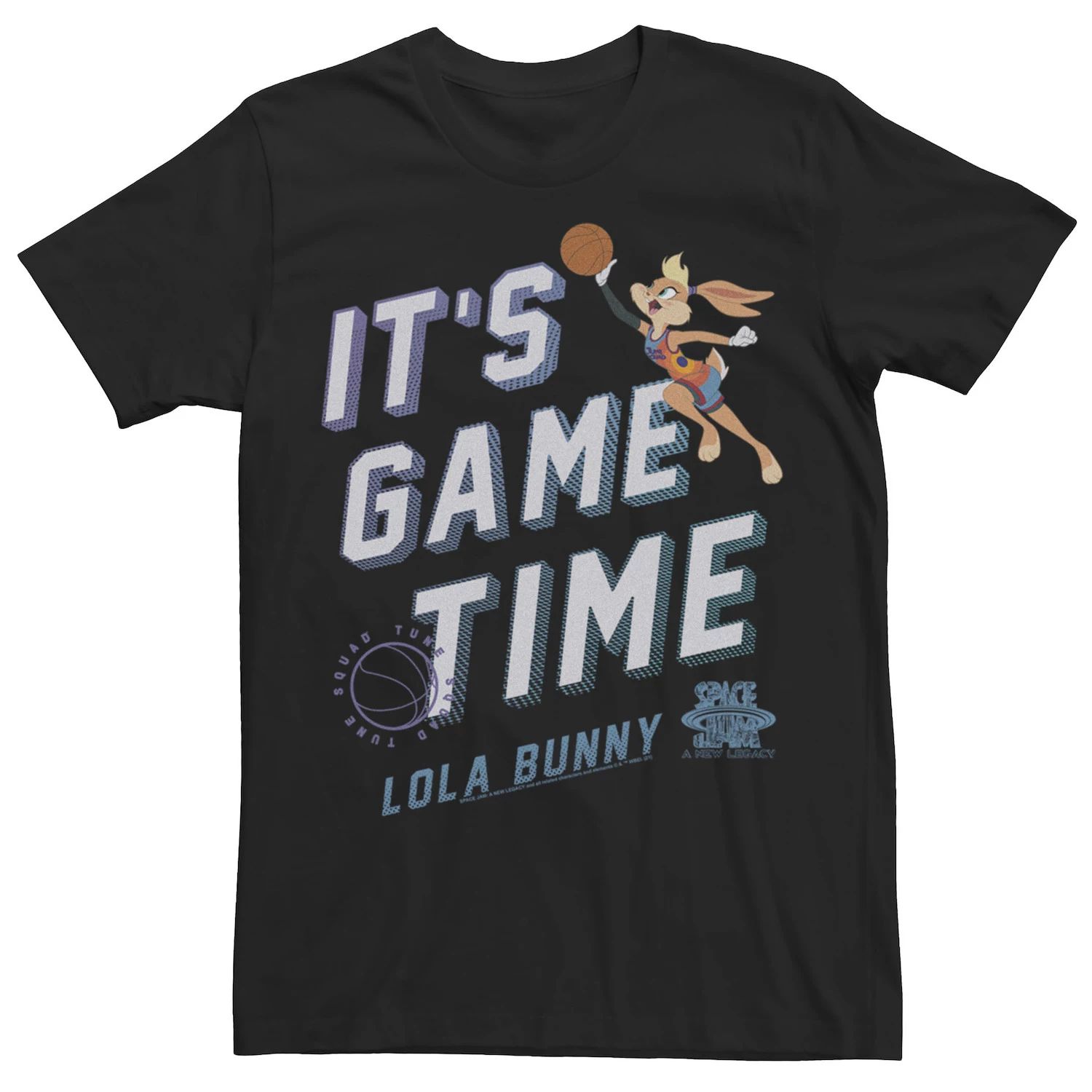 

Мужская футболка Space Jam Lola Bunny It’s Game Time Action с портретом Licensed Character