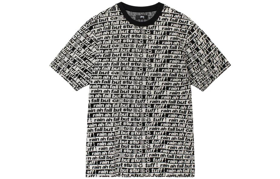 

Мужская футболка Stussy, цвет Black/White