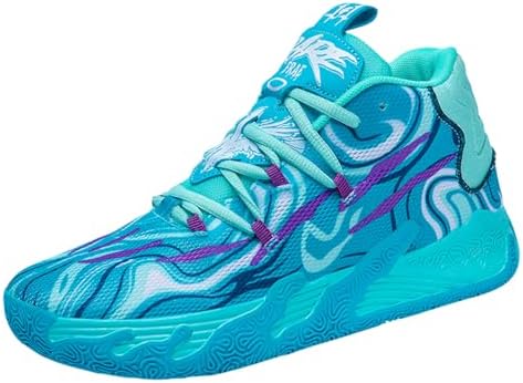 

Мужские баскетбольные кроссовки на шнуровке с высоким верхом, китайского стиля, дышащие, с нескользящей подошвой, для улицы, с амортизацией, для фитнеса и спортивных тренировок Didopery, синий