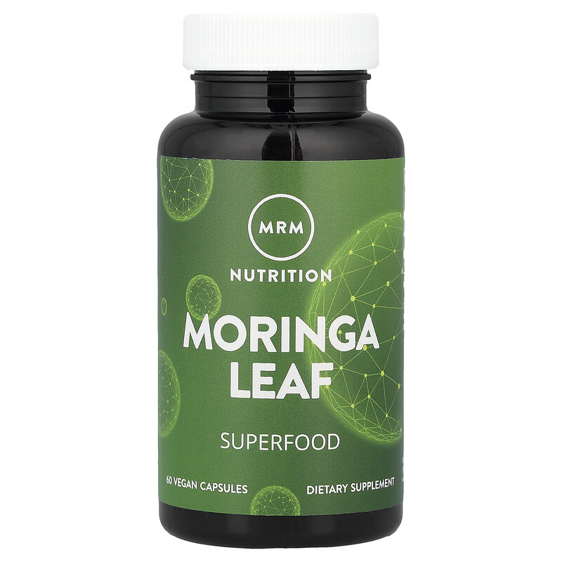 

MRM Nutrition, листья моринги, 600 мг, 60 веганских капсул