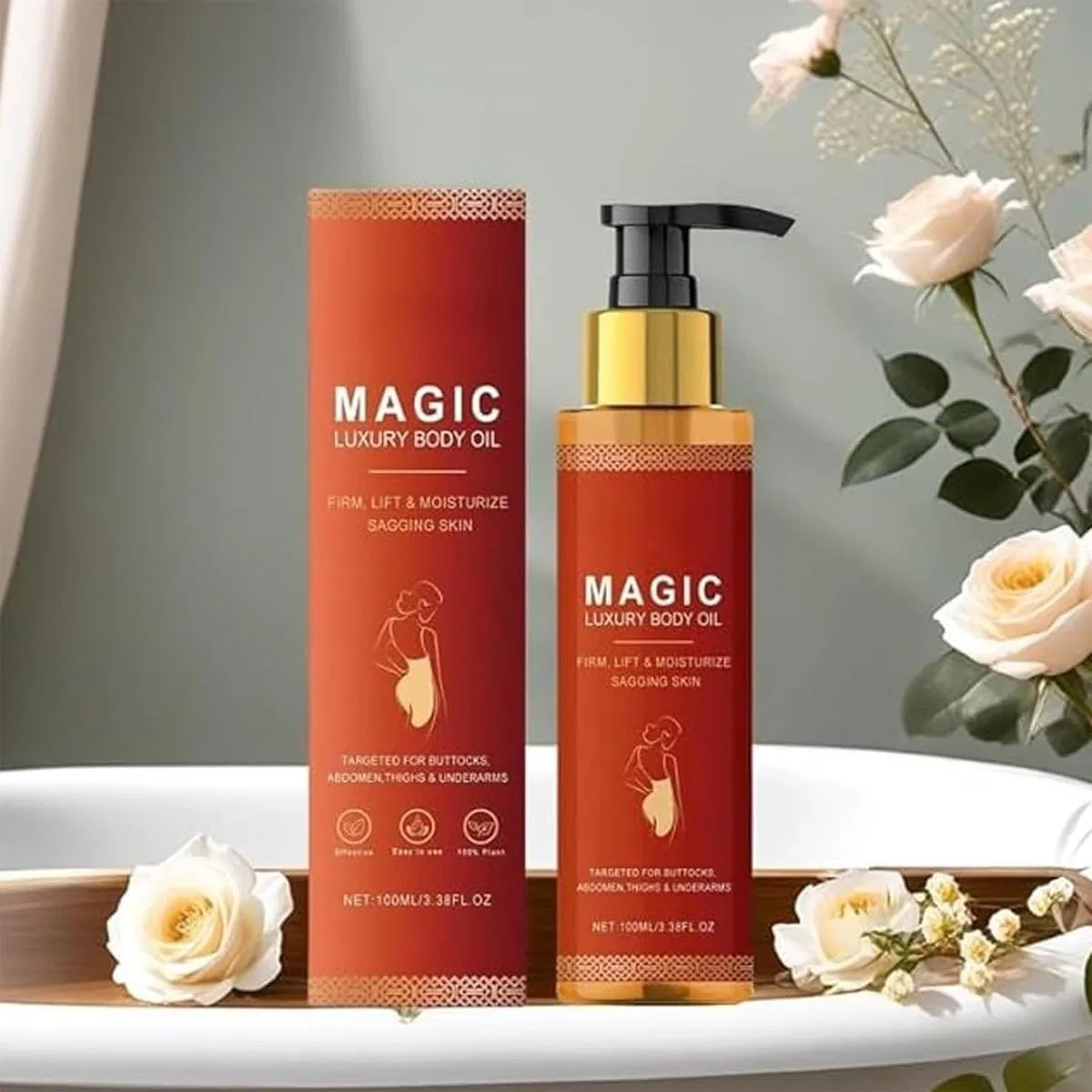Масло для тела Liora Life Lifting Body Oil Homtrator, 4 Pieces. — фото 2