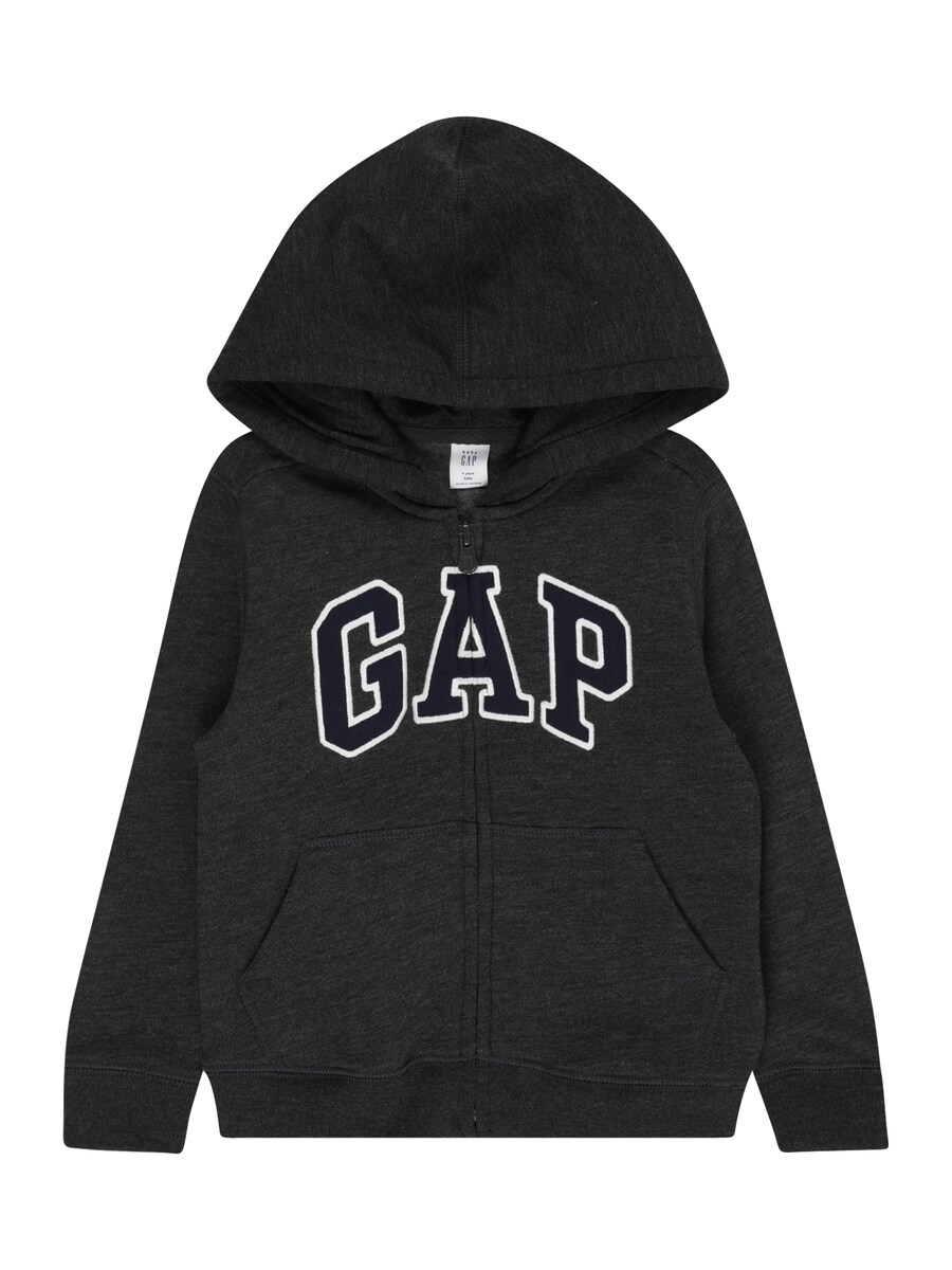 

Толстовка обычного кроя на молнии GAP, антрацит