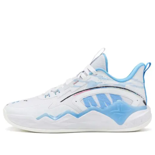 

Кроссовки jlin-team v2 jeremy lin 'white blue' Xtep, белый