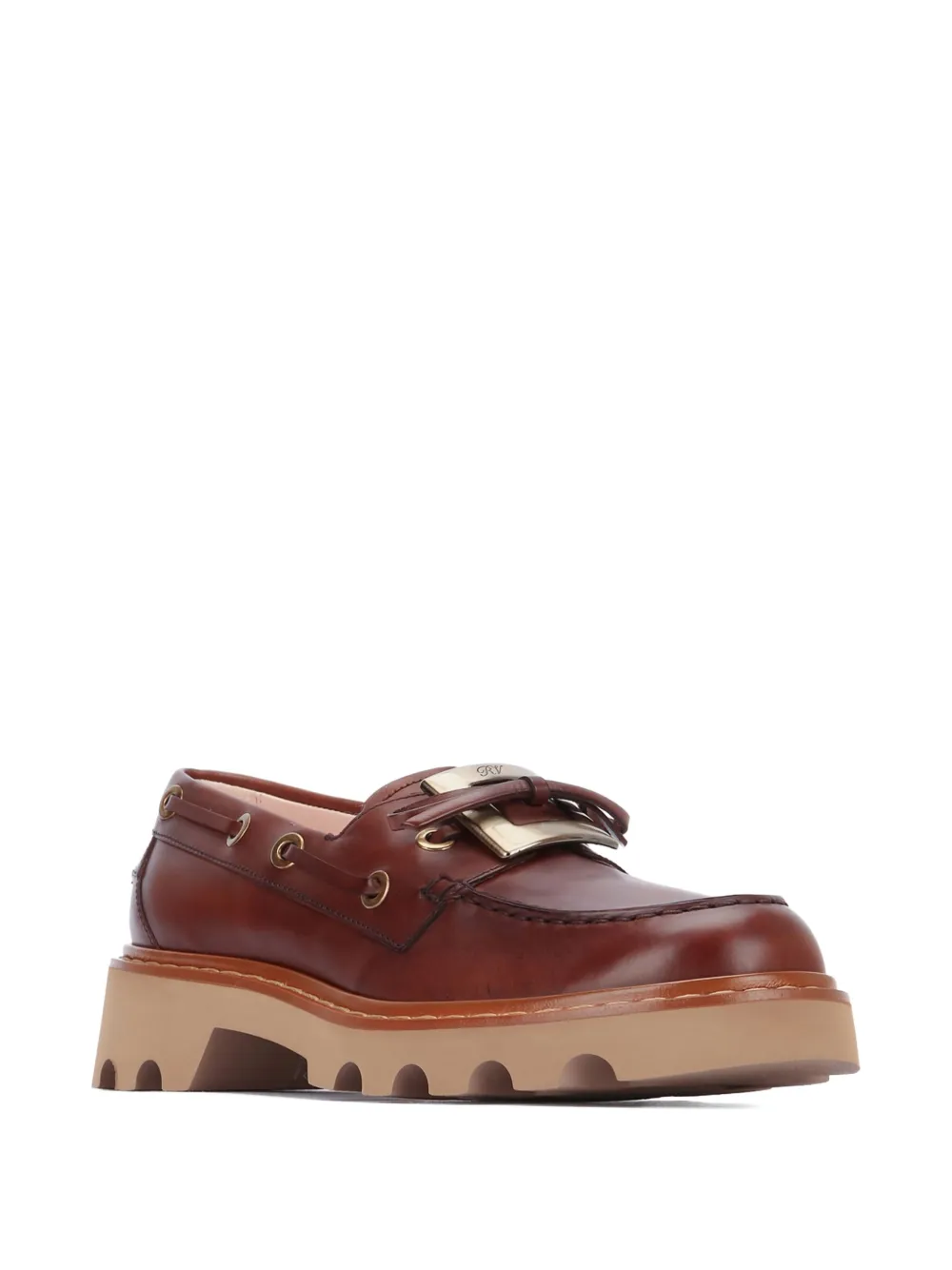 Лоферы Viv' Rangers Truck Roger Vivier, коричневый — фото 2
