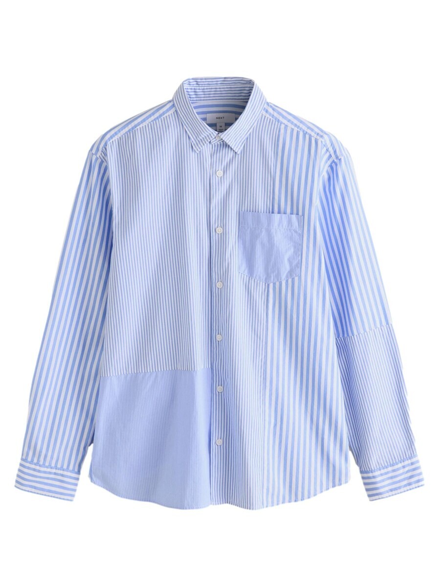 

Повседневная рубашка Next Regular fit Button Up Shirt, синий