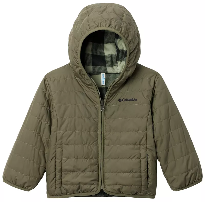 

Двусторонняя куртка Double Trouble II для малышей Columbia, цвет Stone Green/Safari