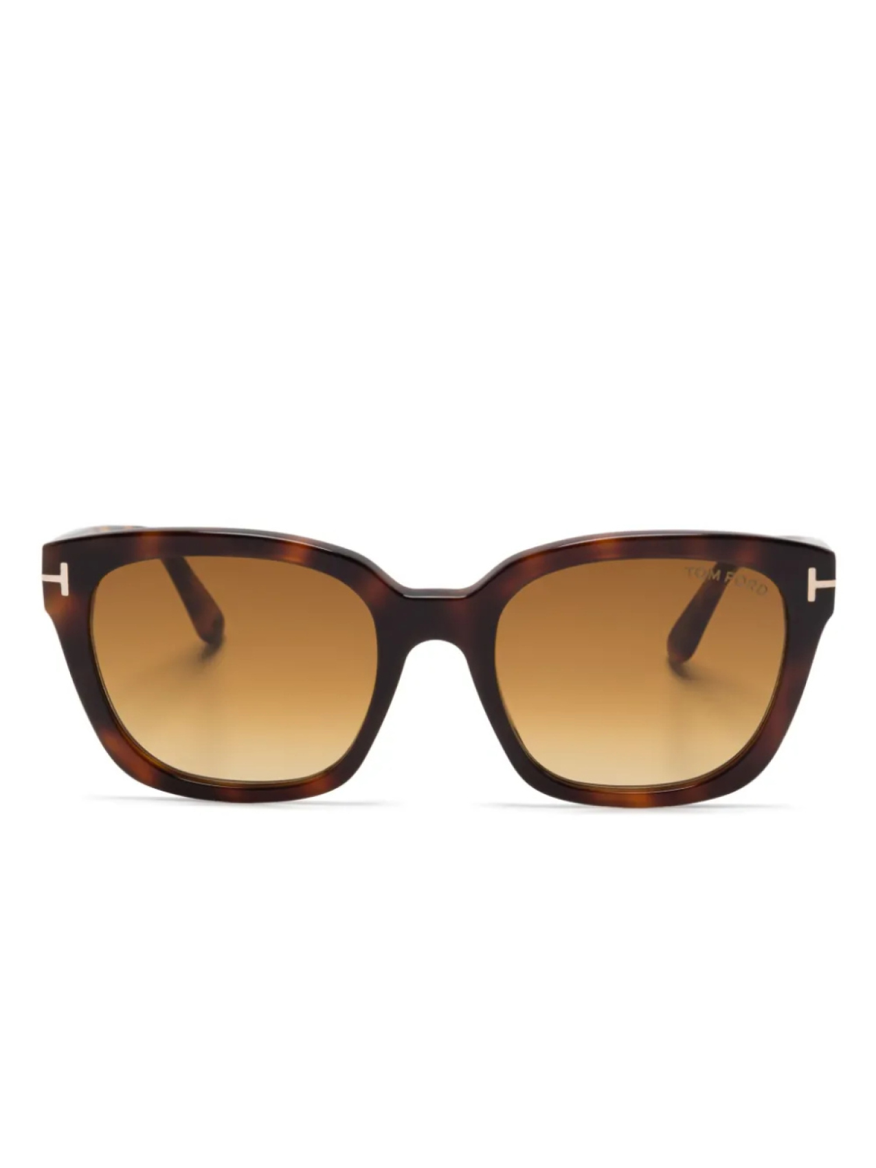

TOM FORD Eyewear солнцезащитные очки в квадратной оправе, коричневый