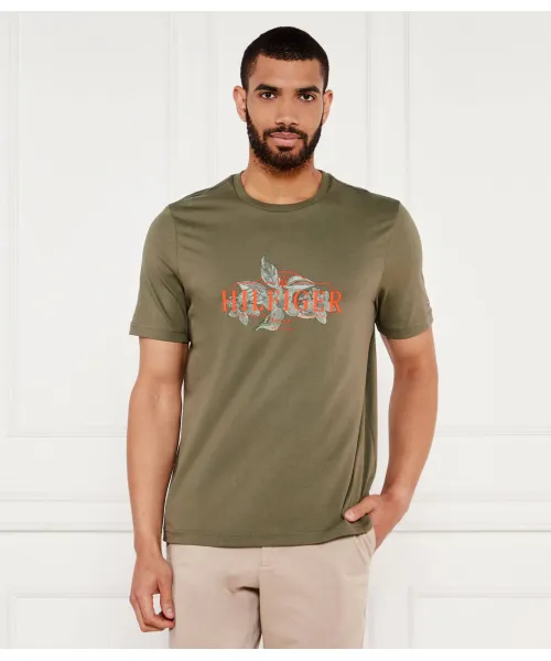 

Футболка Regular fit Tommy Hilfiger, зеленый