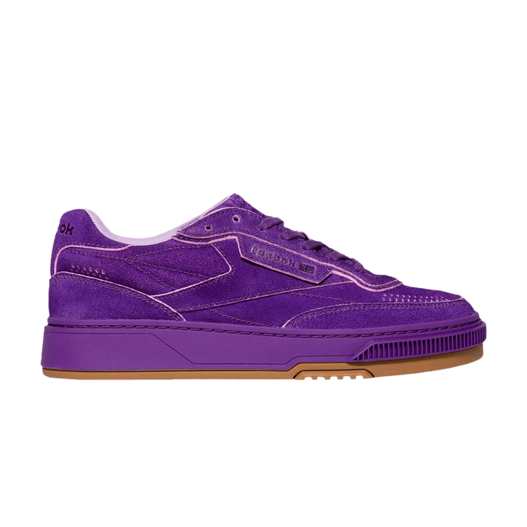 

Кроссовки Reebok Club C LTD 'Grape Edge Suede', фиолетовый