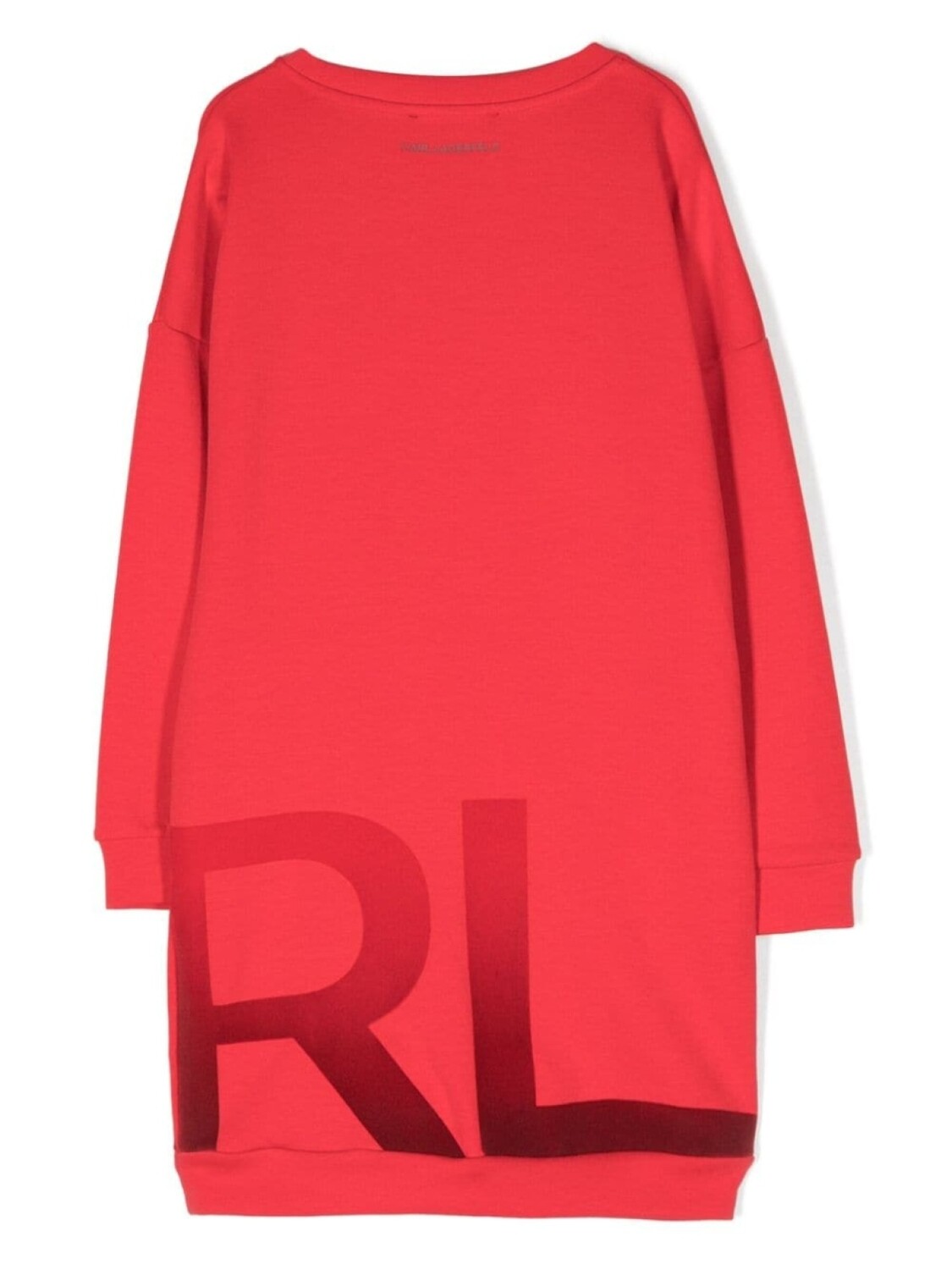 

Karl Lagerfeld Kids платье-футболка с логотипом, красный