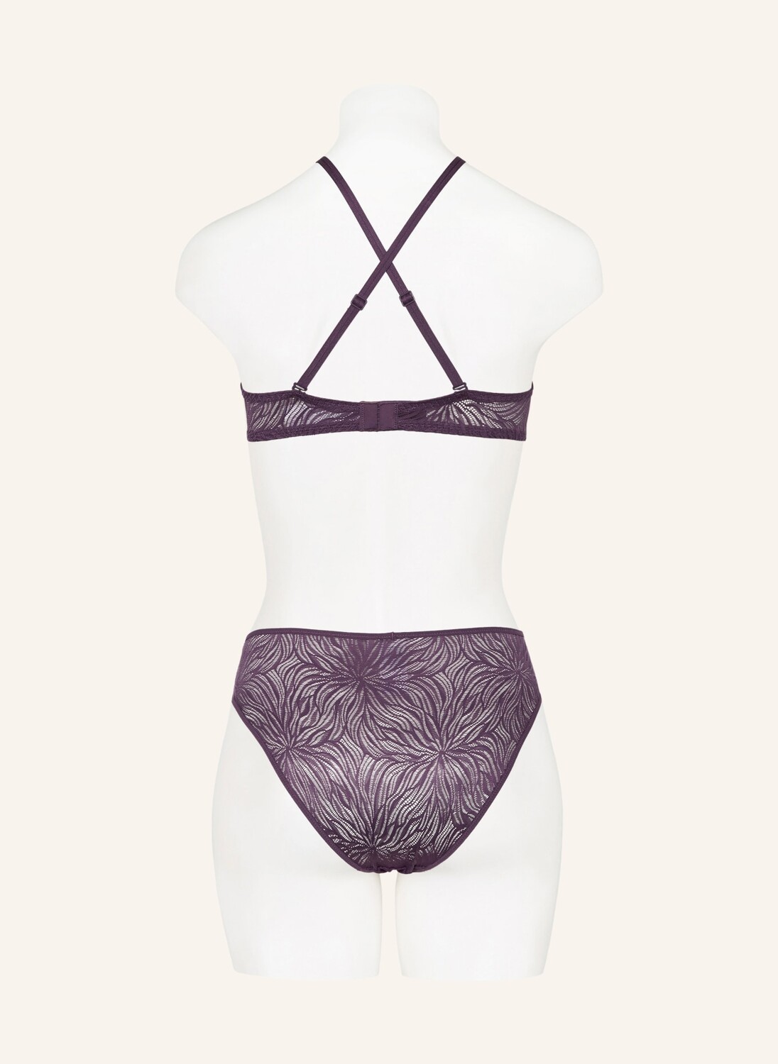 Бюстгальтер с чашками sheer marquisette Calvin Klein, темно-фиолетовый — фото 4