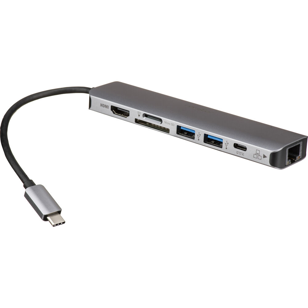 

Док-станция Rocstor USB-C Multiport Docking Station (Gray) Y10A236-A1