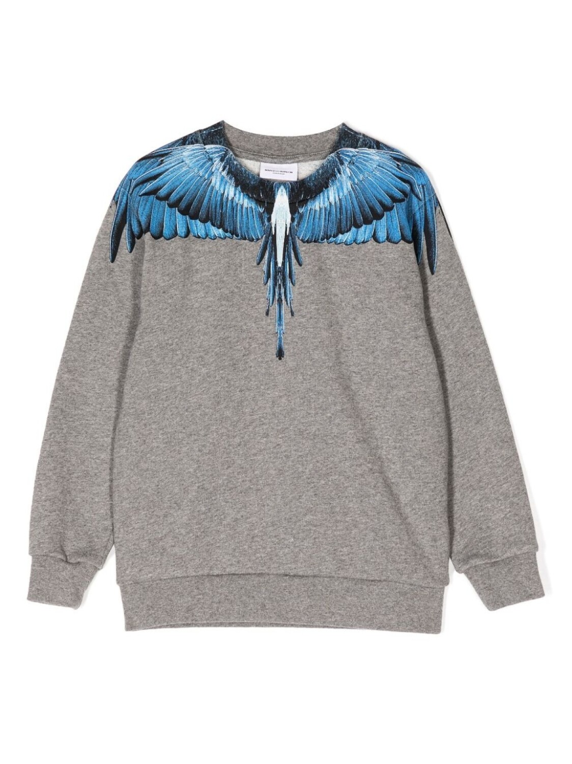 

Толстовка с принтом Wings Marcelo Burlon County Of Milan Kids, серый