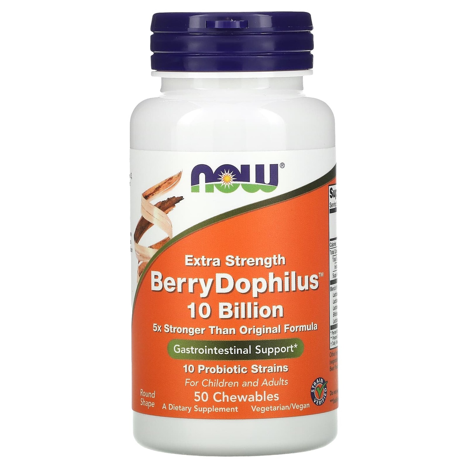 

Now Foods Экстра сила Berry Dophilus 50 жевательных таблеток