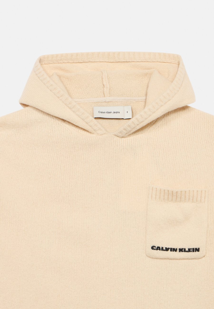 Худи Calvin Klein Jeans COMFORT HOODIE UNISEX, Whitecap Gray/Beige — фото 3