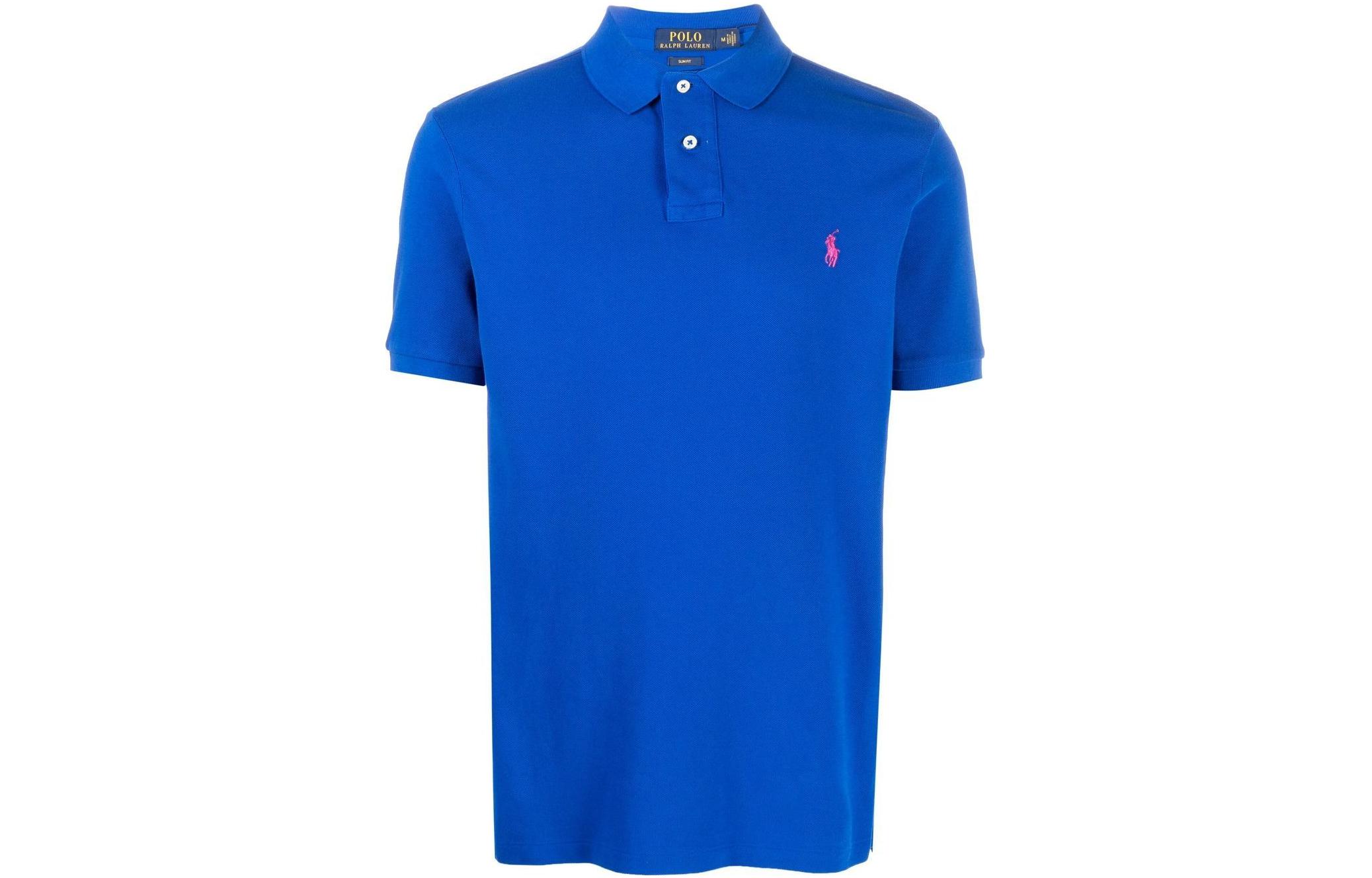 

Поло пони хлопковая поло Polo Ralph Lauren, синий