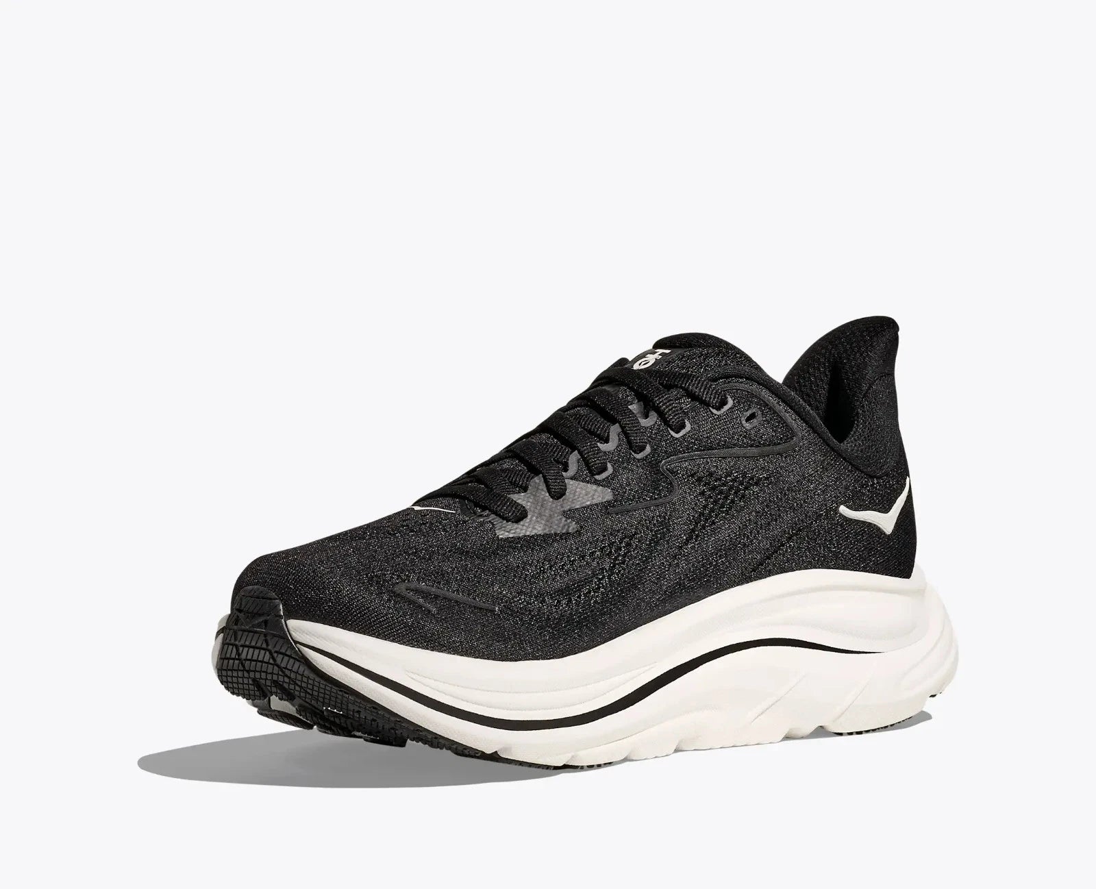 Кроссовки Hoka One One Rincon 4 1155130-BBLC, мужские, черные, со шнуровкой, для бега по шоссе Hoka, черный — фото 4