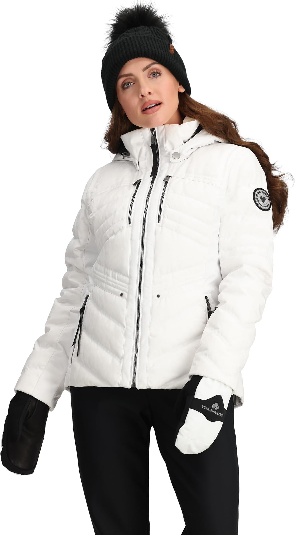 

Куртка Obermeyer Devon Down Jacket, цвет White Zebra